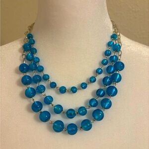 Elegant turquoise Beaded Necklace